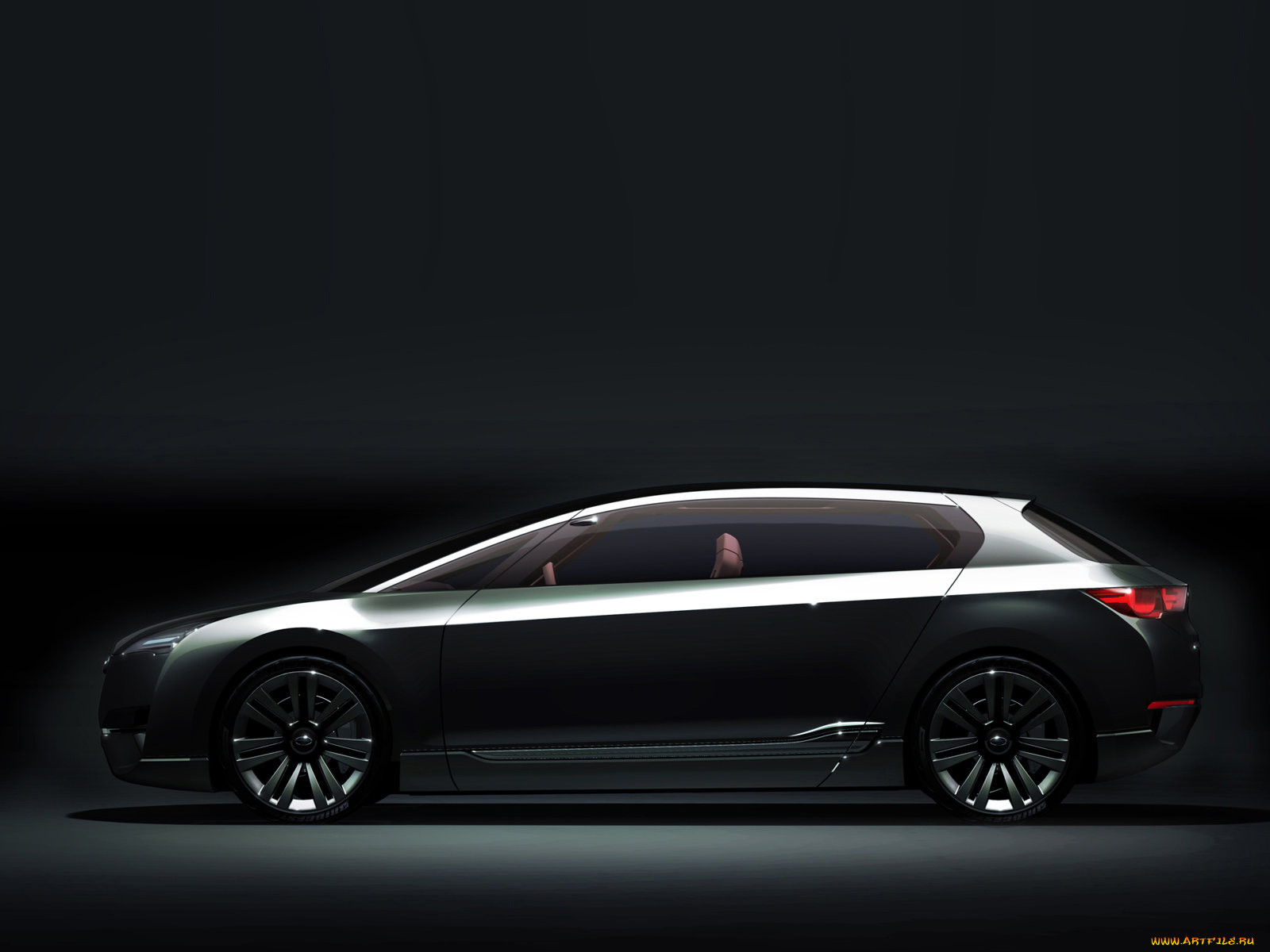 subaru, hybrid, tourer, concept, 2009, , 3